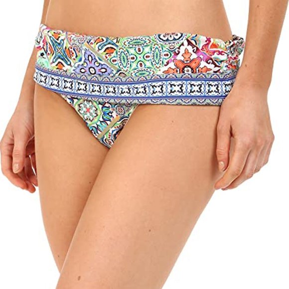 NWT Nanette Lepore Greek Tiles Bikini Bottom - Picture 2 of 7